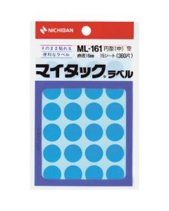 ป้ายชื่อมิแทค (ป้ายสี) ML-161 กลม 16 มม