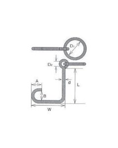 Stainless Steel Mooring ML type 1อัน