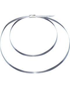 สายสแตนเลสแบบล็อคตัวเองแบบ MLT แบบ double lock tie SUS304 กว้าง 7.9 มม. ยาว 470 มม. MLT2DH-L
