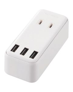 Mobile USB tap (ปลั๊กโดยตรง/2 เต้ารับ + ​​3 พอร์ต)