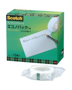 Scotch [RU] Mending Tape Spool Diameter 25mm (tape only) Large Capacity Pack