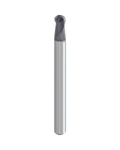 ดอกเอ็นมิลล์คาร์ไบด์เอนกประสงค์ 2 ฟัน MS Plus ความยาวใบมีดสั้น (S) 0.5 มม