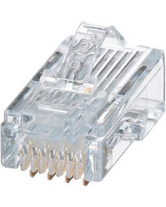24 AWG, Category 5e, UTP Modular Plug 10 ถุง ถุงละ 10 อัน