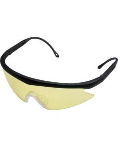 แว่นตานิรภัย MP-810 สีเหลือง (โค้ทแข็ง)