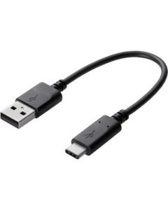 สาย USB (ผลิตภัณฑ์ที่ผ่านการรับรอง/AC) 0.15 ม. สีดำ
