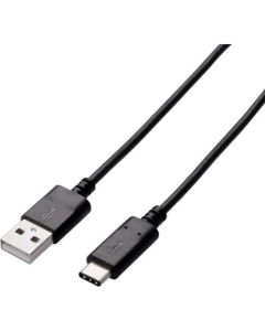 USB Cable/UAB(A-C)/complies with USB standard/2.0m/Black 1อัน