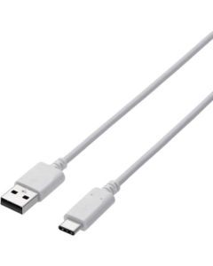 สาย USB (ผลิตภัณฑ์ที่ผ่านการรับรอง/AC) สีขาว 2.0 ม