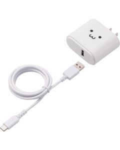 เครื่องชาร์จ AC (รวมสาย Type-C/2.4A) หน้าขาว 1.5 ม