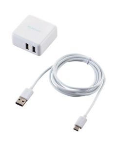 เครื่องชาร์จ AC (3.6A/2 พอร์ต/พร้อมสาย AC)