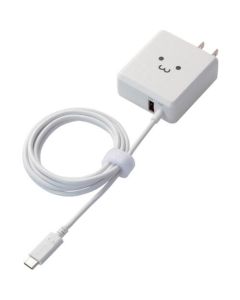 เครื่องชาร์จ AC (รวมสาย Type-C + USB 3A) หน้าขาว 1.5 ม