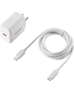 เครื่องชาร์จ AC แบบ USB ที่รองรับ Power Delivery (รวม 18 วัตต์/สาย)