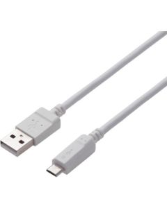 สาย microUSB 2A ที่รองรับ สีขาว 1.5 ม