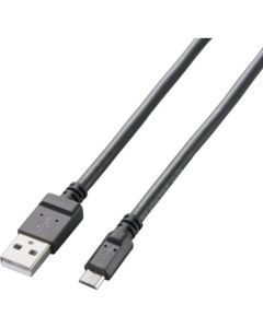 microUSB Cable/2A output/Charging only/1.2m/Black 1เส้น