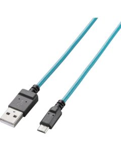 microUSB Cable/2A output/Charging+Sync/1.2m/Blue 1เส้น