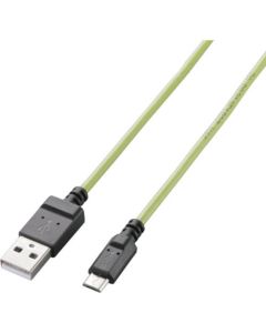microUSB Cable/2A output/Charging+Sync/1.2m/Green 1เส้น