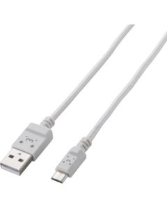 microUSB Cable/2A output/Charging+Sync/1.2m/White 1เส้น