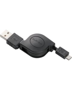 microUSB Cable/Charging+Data transfer/0.8m/Retractable/Black 1เส้น