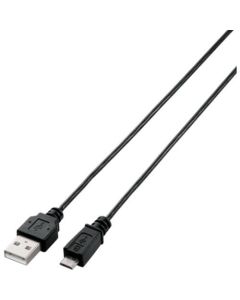 microUSB Cable/Charging+Data transfer/0.5m/slim/Black 1เส้น