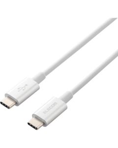 สาย USB USB (C-C) ความทนทานกึ่งสูง PD รองรับผลิตภัณฑ์ที่ผ่านการรับรอง 2.0 ม. สีเงิน