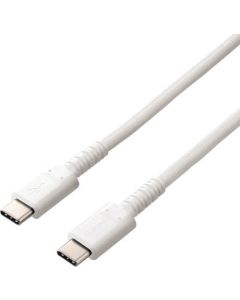 สาย USB USB (C-C) ความทนทานสูง PD รองรับผลิตภัณฑ์ที่ผ่านการรับรอง 1.2 ม. สีขาว