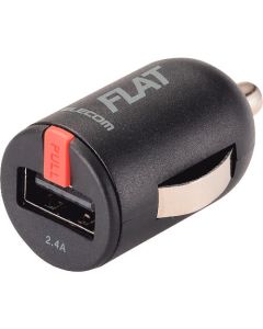 เครื่องชาร์จออนบอร์ดขนาดกะทัดรัดพิเศษ 2.4A สีดำ