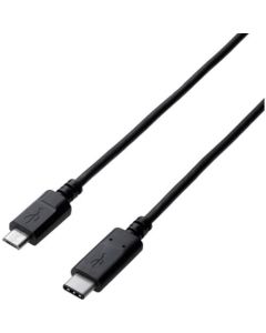 USB 2.0 Cable/C-microB/USB PD/complies with USB standard/1.0m/Black 1อัน