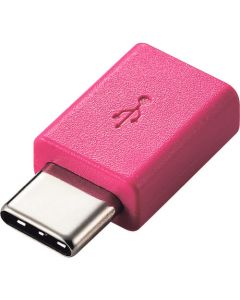 อะแดปเตอร์แปลง USB 2.0 (Type-C-micro-B) สีชมพู