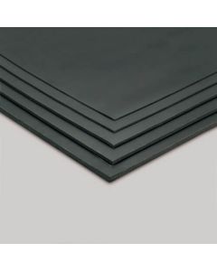 Flat Rubber Mat Natural Black 1เส้น