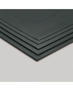Flat Rubber Mat Natural Black 1เส้น