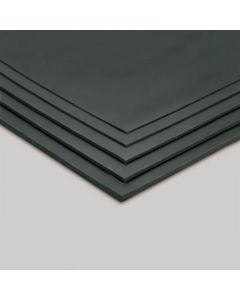 Flat Rubber Mat Natural Black 1เส้น