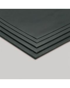 Flat Rubber Mat Natural Black 1เส้น