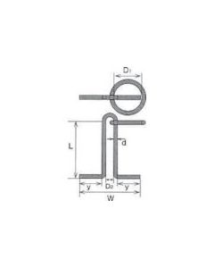 ห่วงยางสแตนเลส MR type ring เส้นผ่านศูนย์กลางภายใน 120 mm