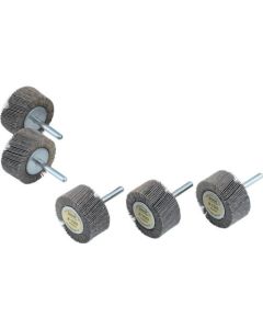 Miracle flap wheel เส้นผ่านศูนย์กลางภายนอก 40 x หนา 25 x เพลา 6 5 ชิ้น #80 80 #