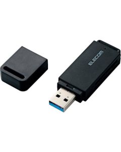 USB 3.0 เครื่องอ่านการ์ดหน่วยความจำความเร็วสูงชนิดติดสีดำ