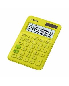 เครื่องคิดเลข 12 หลัก ขนาดเล็ก MS-20UC Yellow