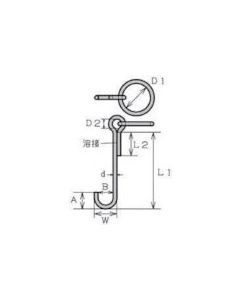Stainless Steel Mooring MSL type 1อัน