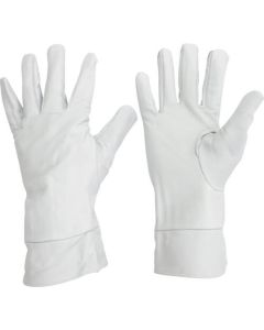 Cowhide Grain Leather Gloves (long sleeve type)
