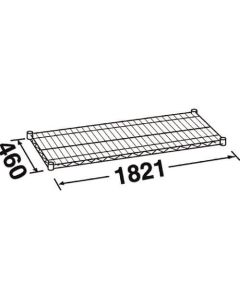 ชั้นวางแบบตั้งตรงด้านข้าง MU1820W1821xD460mm