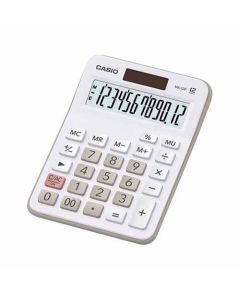 เครื่องคิดเลข 12 หลัก ขนาดเล็ก MX-12B White