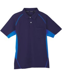 เสื้อโปโลแขนสั้น 1 สีกรมท่า LL