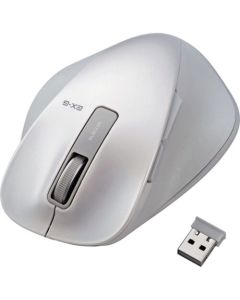 EX-G เมาส์ไร้สาย BlueLED L ขนาด 2.4GHz สีขาว