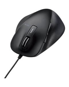 Wired Mouse Ultimate Glip/Blue LED sensor/L size/5 button/Black 1อัน