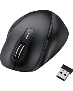 Wireless Mouse /Ultimate Glip/Blue LED sensor/M size/2.4GHz/5 button/Black 1อัน