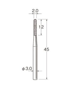 หินลับมีดโบราซอนเคลือบด้วยไฟฟ้าพร้อมเพลา N1220