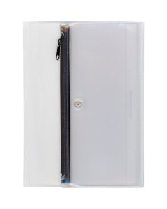 Isshoni. Notebook Cover with Pen Case PVC Clear Color  เล่มละ 1 เล่ม
