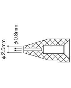 หัวฉีด/0.8MM