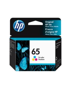 HP 65 Tri-color Ink Cartridge Yield 100