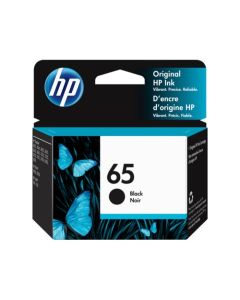 HP 65 Black color Ink Cartridge Yield 120