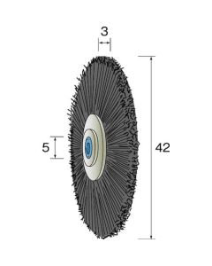 Brush Wheel ชุดละ 5อัน