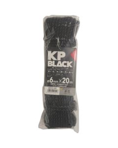 เชือกราง KP สีดำ 6mm x 20m